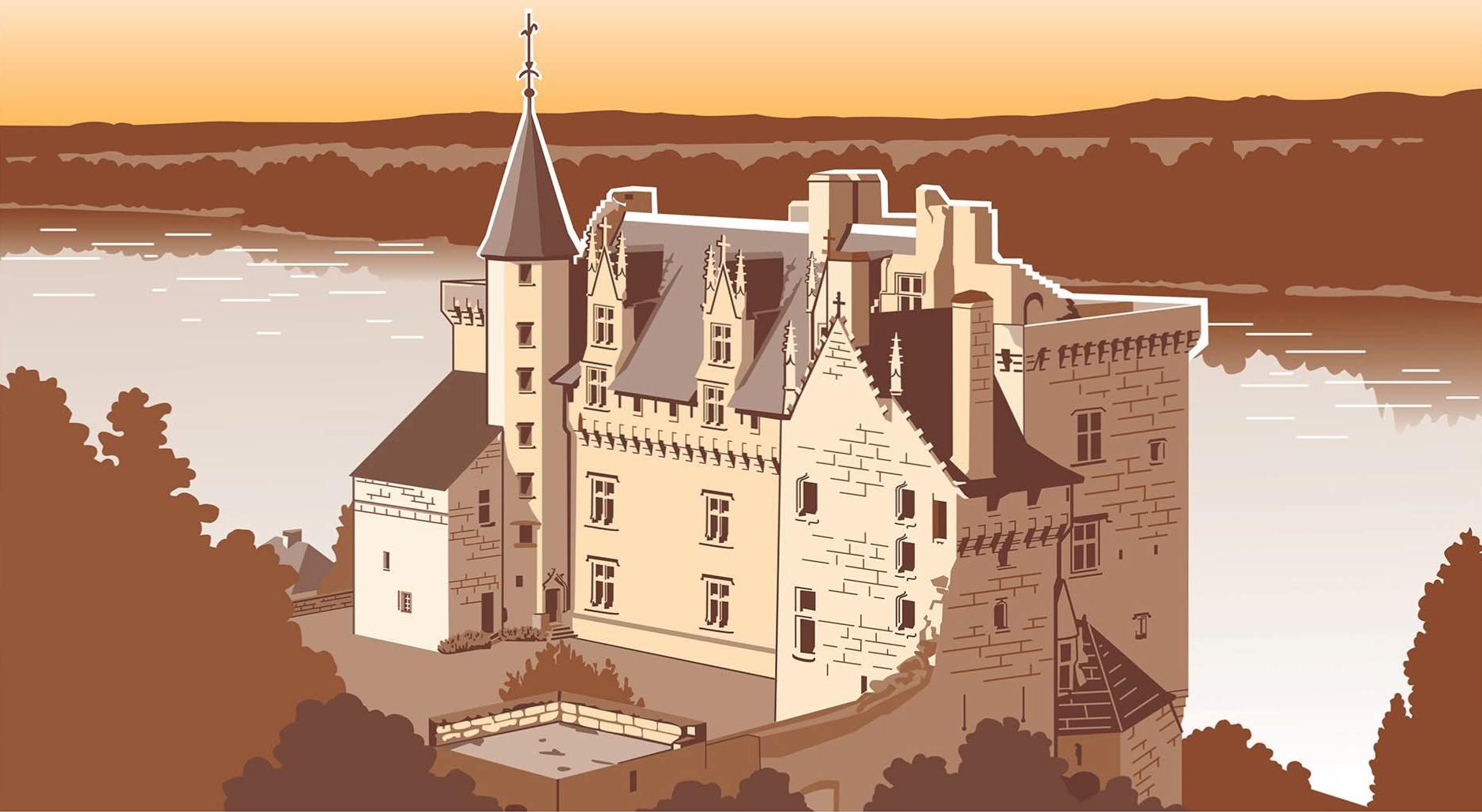 Photo du panneau : Château de Montsoreau